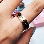 Zales Galaxy Spinner Ring, RoseGold Rotatable Ring, Moon, Star/Moon Fidget Size 6 Photo 2
