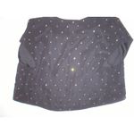 New $215 Womens NWT 4 Erin Fetherston Bolero Shrug Black Crystals Crop Jacket Photo 4