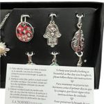 Avon 7 Days Celestial Charm Necklace Silver Tone with 7 Interchangeable Charms Photo 2