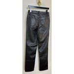 Good American Faux Leather Good Icon Jeans in Black001 Size US 27 Photo 6