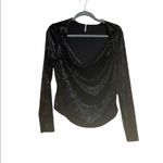 Free People NWT Perfect Date Top BLACK Photo 4