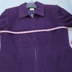 Harvé Benard Harve Benard Women's Purple Jacket Wool Blend Photo 6
