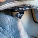 Guess Cropped Blue Tie Dye Hooded Pull Over Size S Photo 13