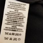 Free People {4}  Black Night Queen Floral Lace Collar Neck Cocktail Dress Photo 14