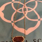 Kendra Scott Drusy Necklace Pinkish Stone Photo 0