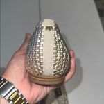 Birdies  The Goldfinch Gold faux Leather Woven Flats Size US 9 Photo 3