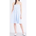 Claudie Pierlot Rina Corseted Dress Sz. 36 (US S) Blue Photo 3