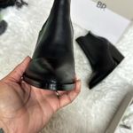 BP Lex Bootie Block Heels In Black Leather Size 9 Women Photo 5