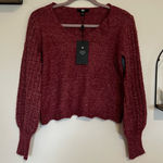 Frye NWT V Neck Long Sleeve Cropped Sweater Size XS Photo 0