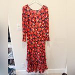 Saylor  Cher Maxi Dress in Red Floral size Large‎ Photo 3