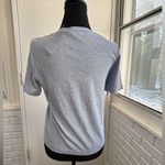 Pankaj & Nidhi at Anthropologie NWT Floral Appliqué Blanche Tee XS bloomcore Blue Photo 5