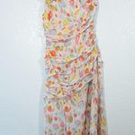 For Love & Lemons NWT Pink Floral Desmond Midi Dress Size Small Photo 0