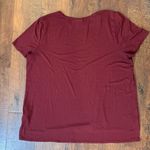 Alfani  burgundy tissue tee shirt, size XL Photo 3
