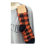 Rae Dunn  Women's XL Heather Grey Brushed Sweatshirt Cozy‎ Socks Halloween NWT Photo 3
