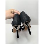 Franco Sarto  Sandals‎ Size 9 Black Leather Ankle Strap Square Toe Dress Heels Photo 5