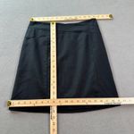 Banana Republic  Skirt 4 Womens Black A-Line Stretch Tailored Knee Career Office Photo 2