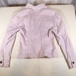 VTG Y2K Pink Corduroy Trucker Jean Jacket Boho Barbie Retro Festival Sz Large L Photo 7