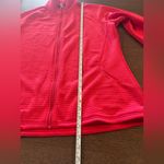 Adidas  Golf Pink Red Full Zip Jacket Jumper Size XL Essentials Textured Jacket Photo 10