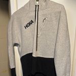 Hoka  Gray and Black Hoodie Photo 0