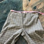 Calvin Klein Plaid Ankle Dress Pants Slim Fit Stretch Gray Women’s 2 Workwear Photo 12