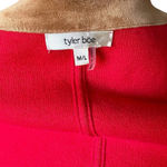 NWOT Tyler Boe Cotton Cashmere Blend Fringe Poncho Red Size undefined Photo 2