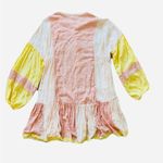 Free People Women's  Shibori Long Sleeve Tunic Bohemian Mini Dress Size Small Photo 2