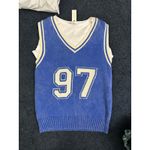 Anthropologie Pilcro Sporty Sleeveless
Twofer Sweater Size Small Blue Photo 5