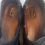 Clarks | Black Slip On Shoes Side Buttons Small Heel Artisan Women’s Size 7 Photo 4