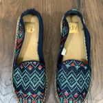 DV Dolce Vita Ottie Navy Woven Espadrilles Size 9 Photo 1