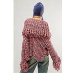 Free People  FP One Kinsley Fringe Cowlneck Sweater Size Small NEW Photo 2