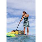 Title Nine  Cirque De La Vie Dress Aloha Women’s Palm Grey Teal Shelf Bra Large Photo 10