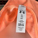Under Armour  HeatGear Loose Tank XL Orange Racerback Open‎ Back Active Top Photo 3
