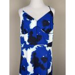 Banana Republic  Slip Dress Womens 12 Blue Maxi Magnolia Floral Long Babydoll Photo 3