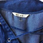 Miami  Chambray tie SS crop top Photo 1