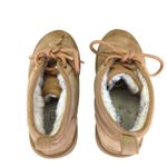 UGG  Neumel Chukka Boots Tan Suede Shearling Lined Lace Up Women 7 3236 Photo 5