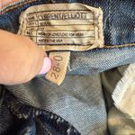 Current/Elliott CURRENT ELLIOTT The Rolled Skinny Jeans in Indigo Leopard Size 28 Photo 6