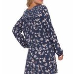 Roxy blue floral long sleeve dress size medium! Photo 0