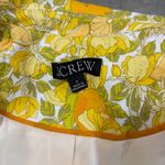 J.Crew Womens Helena Linen Blazer Orange Limone Print Floral Jacket 2 Retro Boho Photo 9