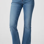 American Eagle  Outfitters Bootcut Jeans Next Level Stretch Blue Denim Size 6 Photo 0