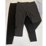 Zella Z by Leggings 2 Pack Women's XL Black and Gray with Black (Capri) Photo 0