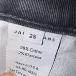 James Jeans  Dark Gray Lace-Up Denim Shorts Photo 2