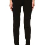 NEIL BARRETT Black Criss Cross Front Super Skinny Fit Ankle Pants Women's IT 40 Size 6 Photo 0