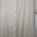 FORE Women's Beige Linen Button Photo 2