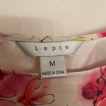 Lapis dress by Anthropology, size Medium in a 100% silk romantic flower print Photo 5