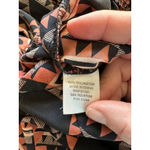 Charlotte Russe  Womens Geometric Print Jogger Pants Black Coral Size L Photo 5