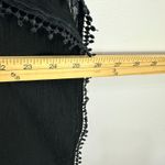 Old Navy Tunic S Black Cotton Eyelet Embroidered Tassel Boho Beach Cover Up Photo 6