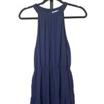 Petal and Pup  Makayla Navy Blue Halter Tiered Maxi Dress *No belt* Size XL Photo 2
