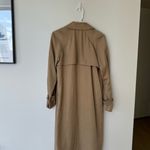 Babaton Aritzia  slouchy draped tan trench coat oversized loose fit lightweight Photo 1