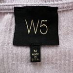 W5  Shirt Womens Medium Purple Pink Ribbed Knit Updated‎ Basic Neutral Minimalist Photo 6