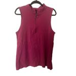 Torrid  3 Foxy Sleeveless Mock Neck Zip Up Tank Top Pink 3x 22‎ 24 Photo 2